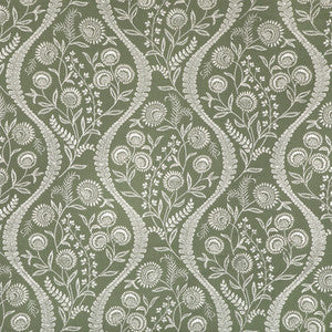 Floriblanca Green by Lee Jofa Designer Fabric