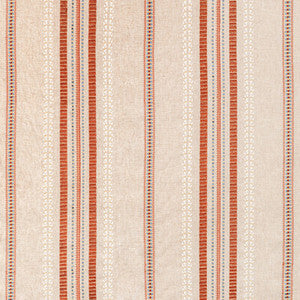 Nautique Emb Rust/Blue by Lee Jofa Designer Fabric