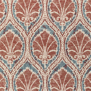 Seville Weave Denim/Brick by Lee Jofa Designer Fabric