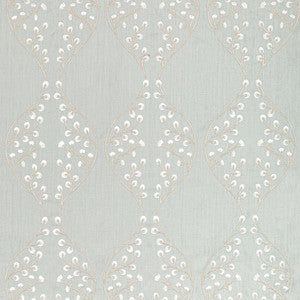 Lillie Embroidery Aqua by Lee Jofa Designer Fabric