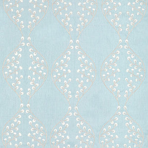 Lillie Embroidery Sky by Lee Jofa Designer Fabric