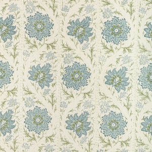 Calico Vine Green Blue by Lee Jofa Designer Fabric