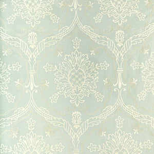 Hayes Embroidery Aqua by Lee Jofa Designer Fabric
