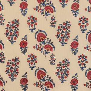 Mead Embroidery Red/Blue by Lee Jofa Designer Fabric