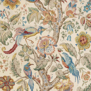 Tree Of Life Denim/Berry 2023100.519.0 By Lee Jofa Designer Fabric