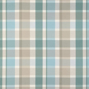 Fisher Plaid Sky/Stone 2023107.1511.0 By Lee Jofa Designer Fabric