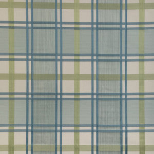 Davies Plaid Aqua/Leaf 2023109.353.0 By Lee Jofa Designer Fabric