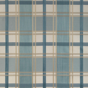 Davies Plaid Sky/Sand 2023109.516.0 By Lee Jofa Designer Fabric
