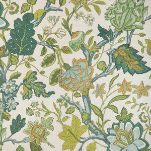 Hazelwood Print Green 2023121.335.0 By Lee Jofa Designer Fabric