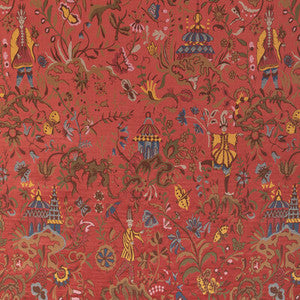 Chinese Brocade Red 2023130.19.0 By Lee Jofa Designer Fabric