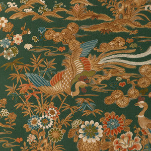 Sakura Print Green 2023139.3.0 By Lee Jofa Designer Fabric