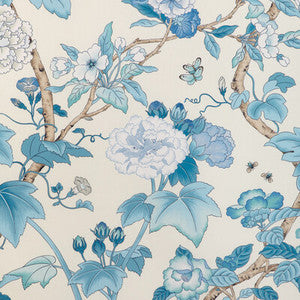 Gardenia Print Delft/Sky 2023143.155.0 By Lee Jofa Designer Fabric