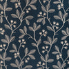 Iris Embroidery Midnight 2023144.50.0 By Lee Jofa Designer Fabric