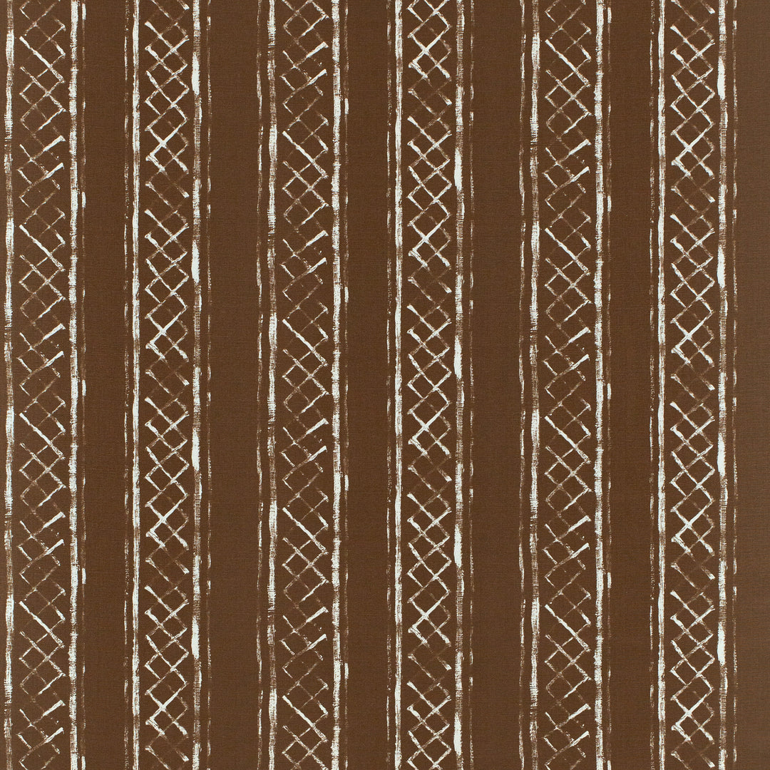 Milos Blotched Str - Brown 2025103.6.0 by Lee Jofa Designer Fabric