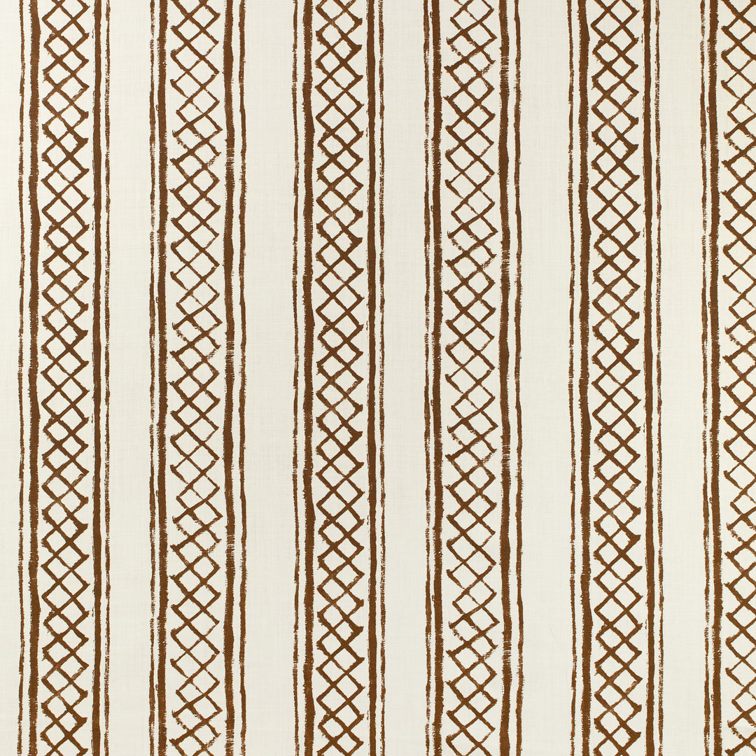 Milos Stripe - Brown 2025104.6.0 by Lee Jofa Designer Fabric