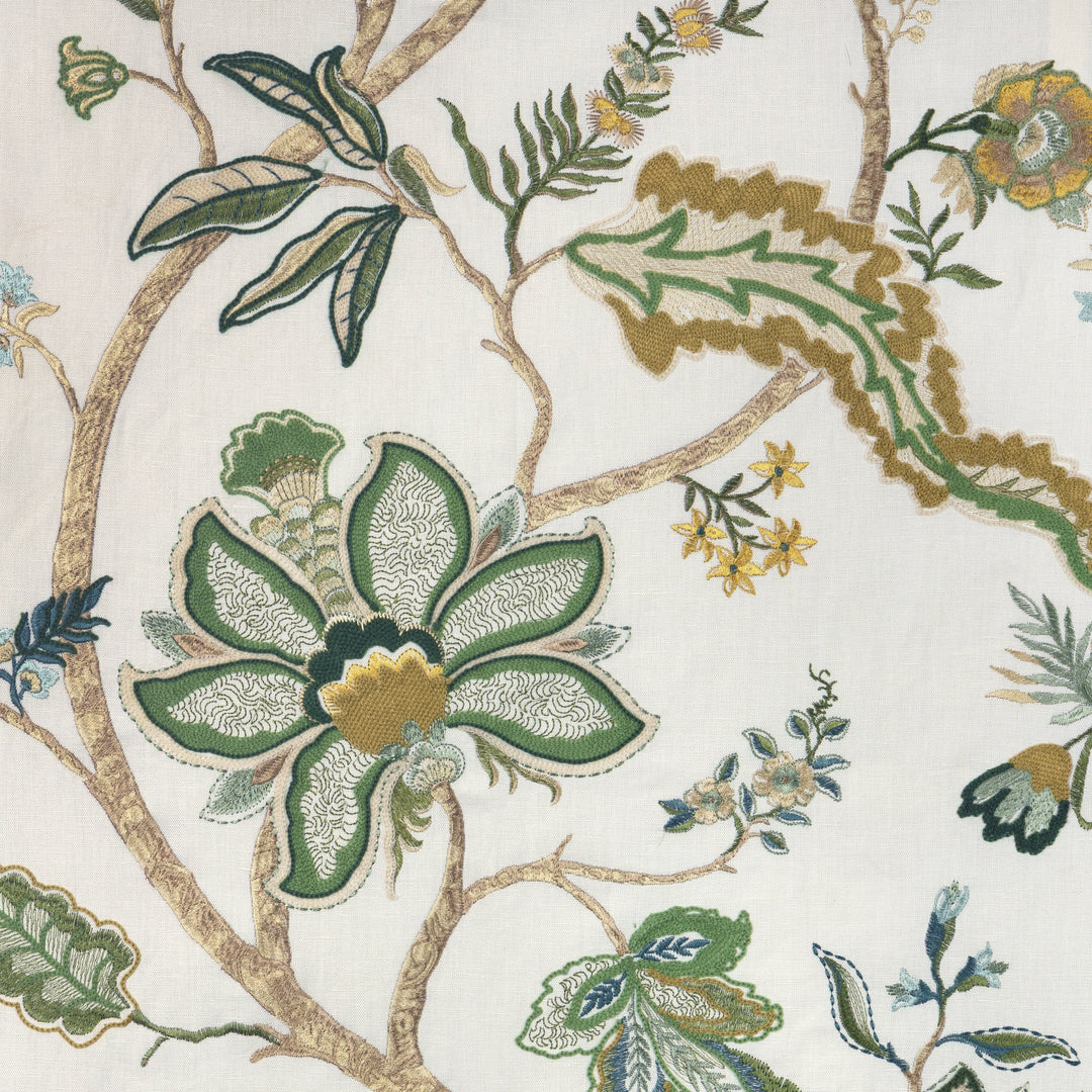 Windermere Emb - Green 2025137.34.0 by Lee Jofa Designer Fabric