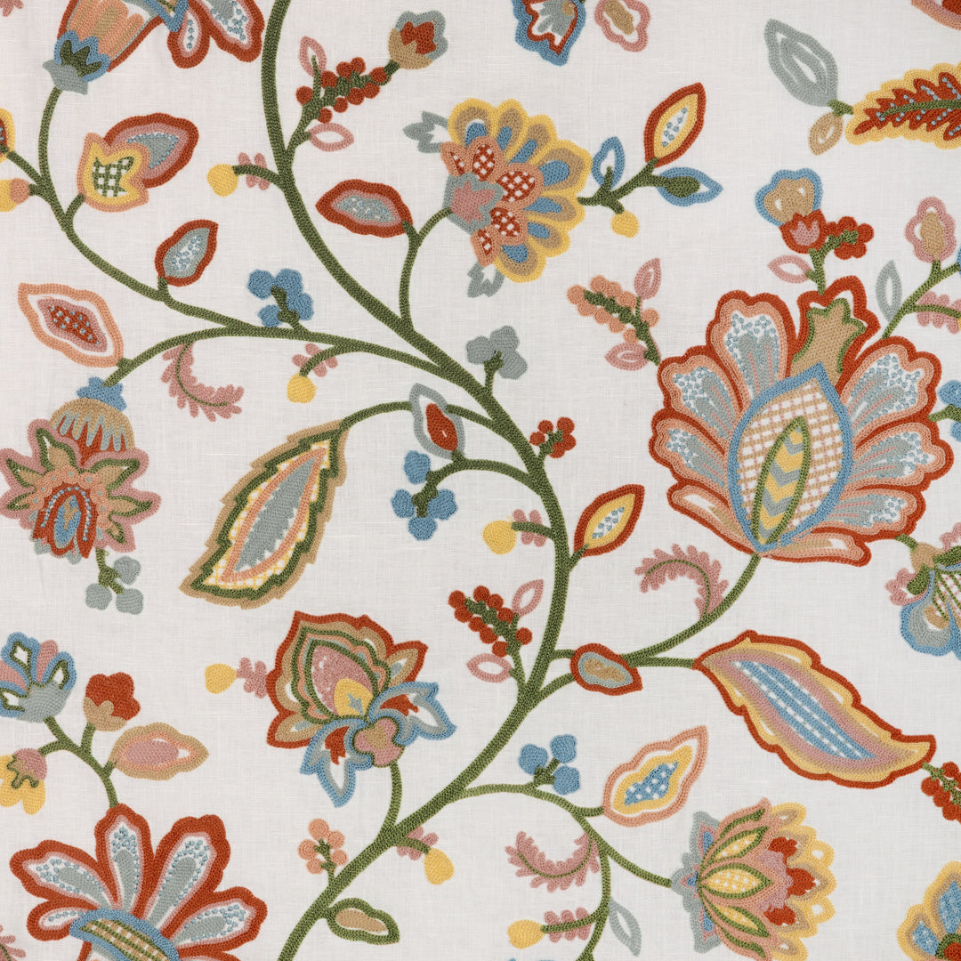 Westfield Emb - Ivory/Multi 2025140.319.0 by Lee Jofa Designer Fabric