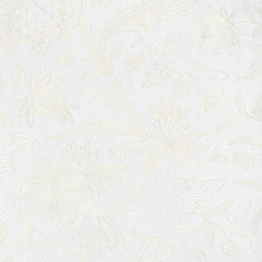 Folkland Emb - Ivory 2025144.1.0 by Lee Jofa Designer Fabric