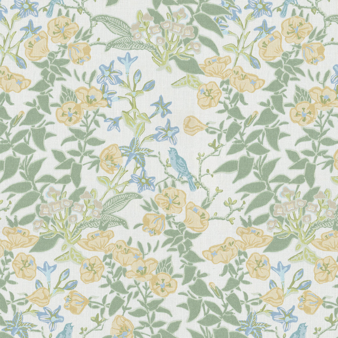 Plumeria Print - Straw 2026104.415.0 by Lee Jofa Designer Fabric