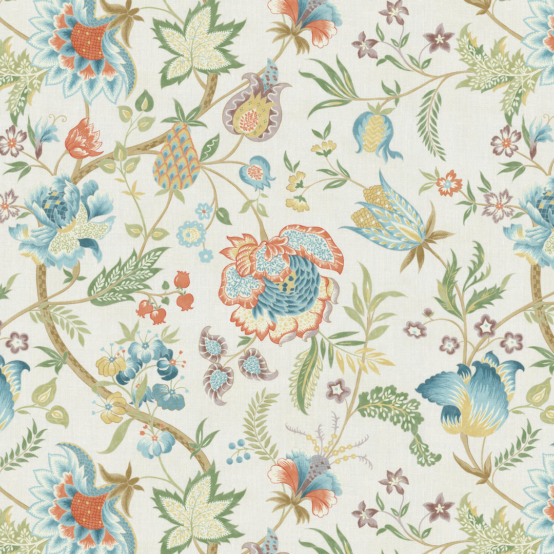 Arundel Print - Teal 2026105.3524.0 by Lee Jofa Designer Fabric