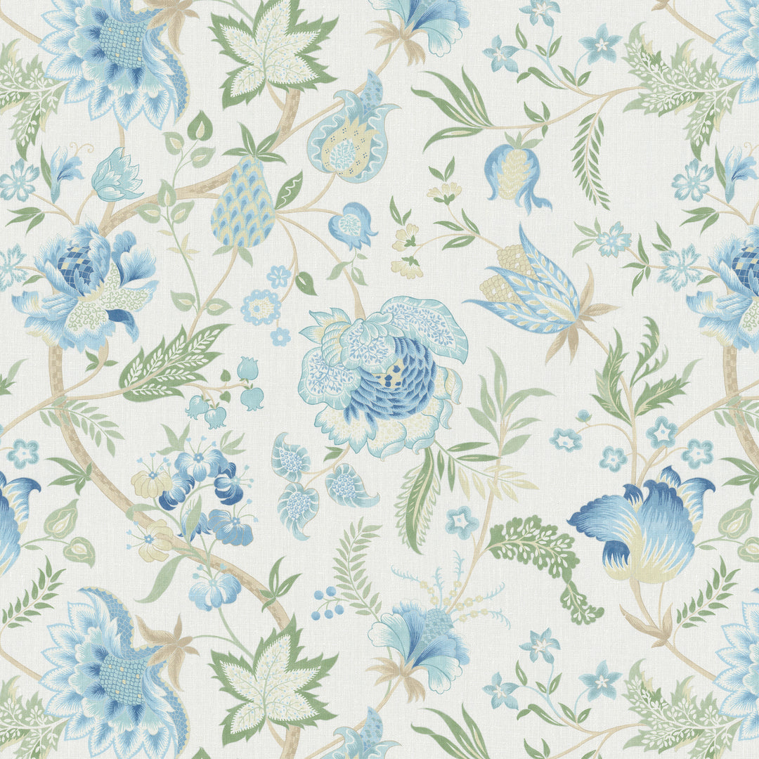 Arundel Print - Blue 2026105.523.0 by Lee Jofa Designer Fabric