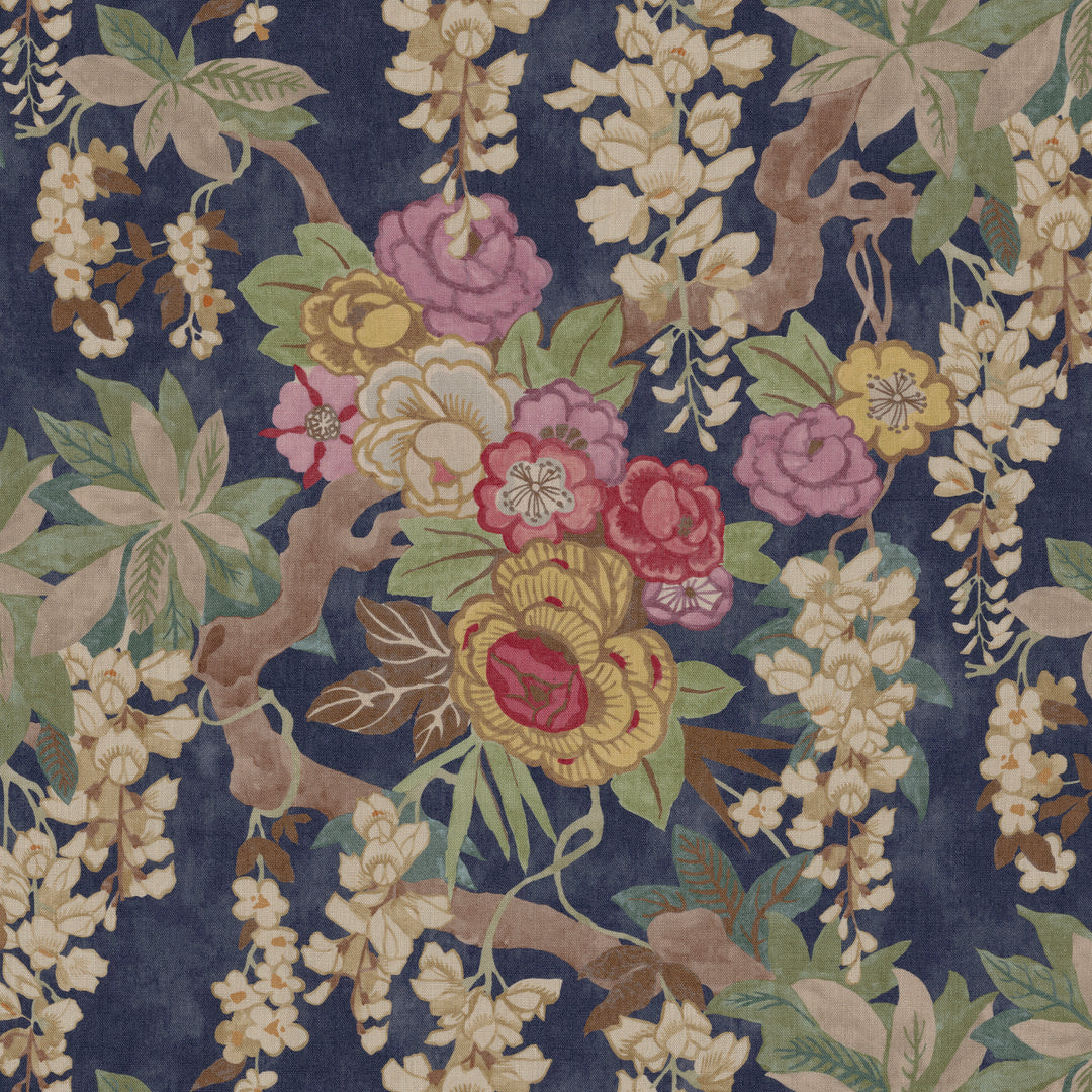 Gracie Gardens - Navy 2026130.50.0 by Lee Jofa Designer Fabric