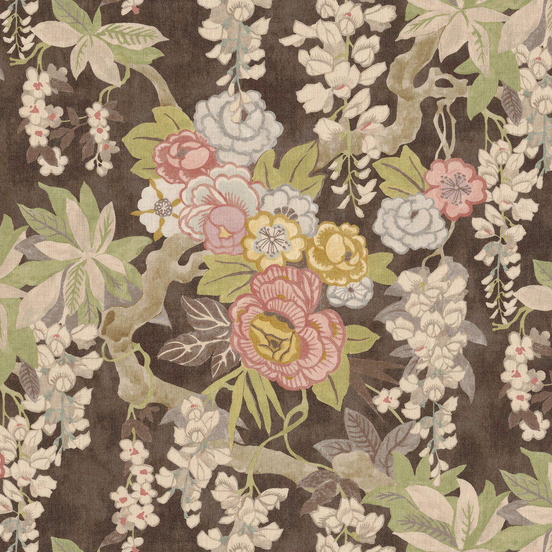 Gracie Gardens - Cocoa 2026130.6160.0 by Lee Jofa Designer Fabric