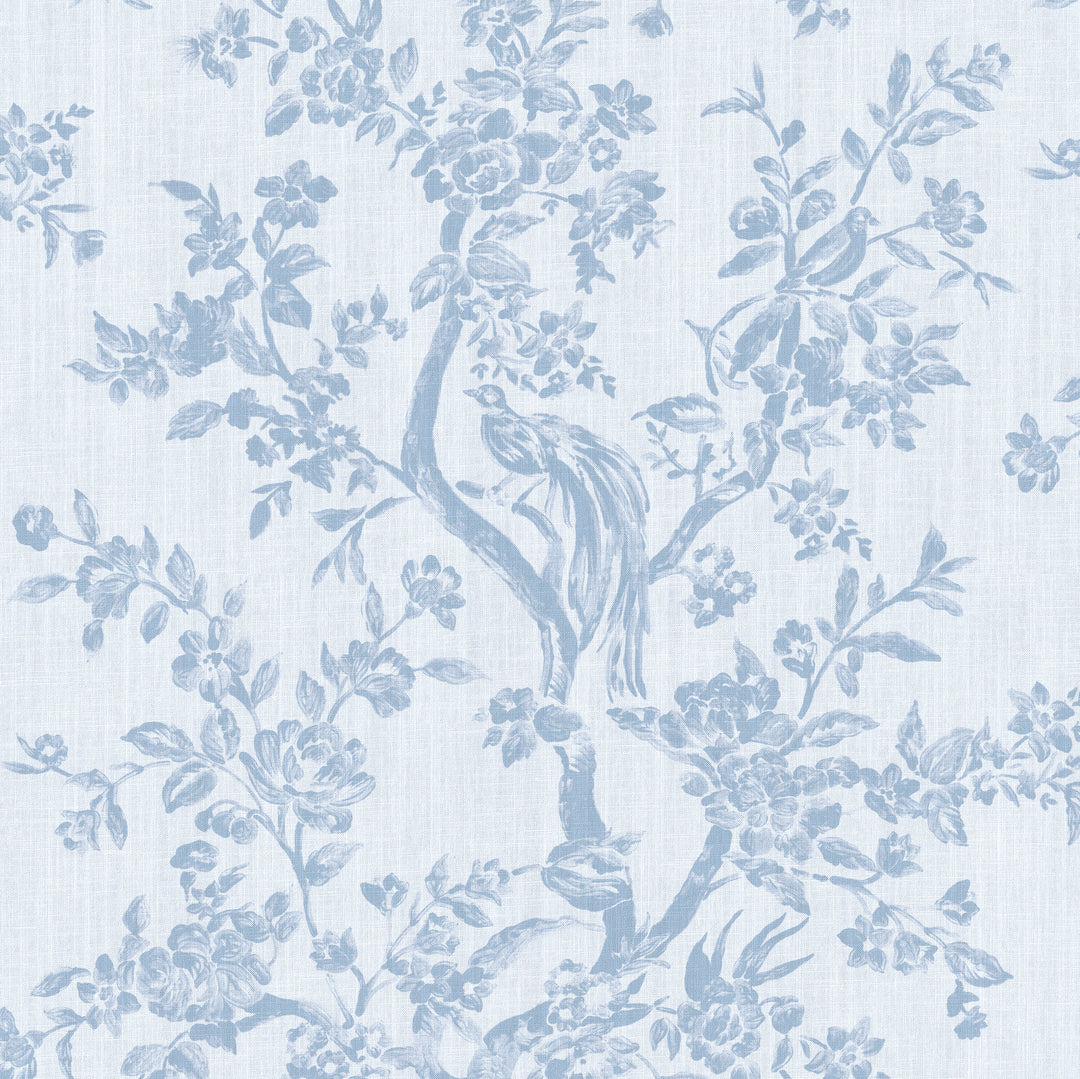 Camellia Toile - Sky 2026131.15.0 by Lee Jofa Designer Fabric