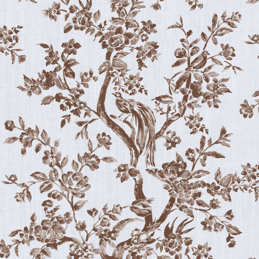 Camellia Toile - Brown 2026131.61.0 by Lee Jofa Designer Fabric