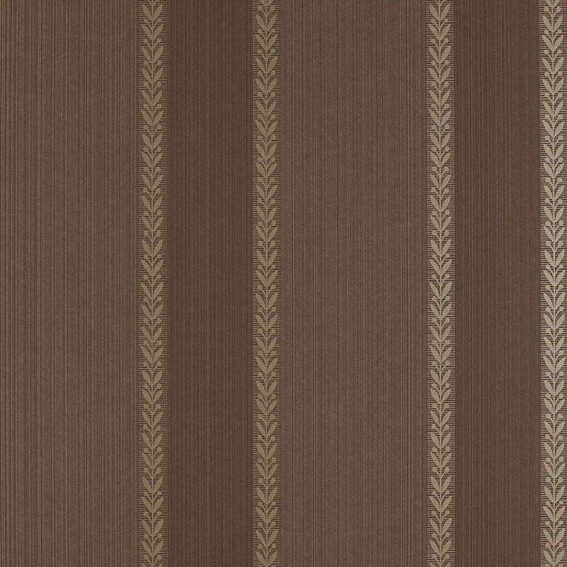 Bayberry Stripe Truffle 203864 by Schumacher Designer Wallpaper SIMPLY CHARMING Paper 0 UNITED KINGDOM </p><p>Repeat: Horizontal: 10 1/4" (26CM) and Vertical: 20.5 - Swanky Fabrics -