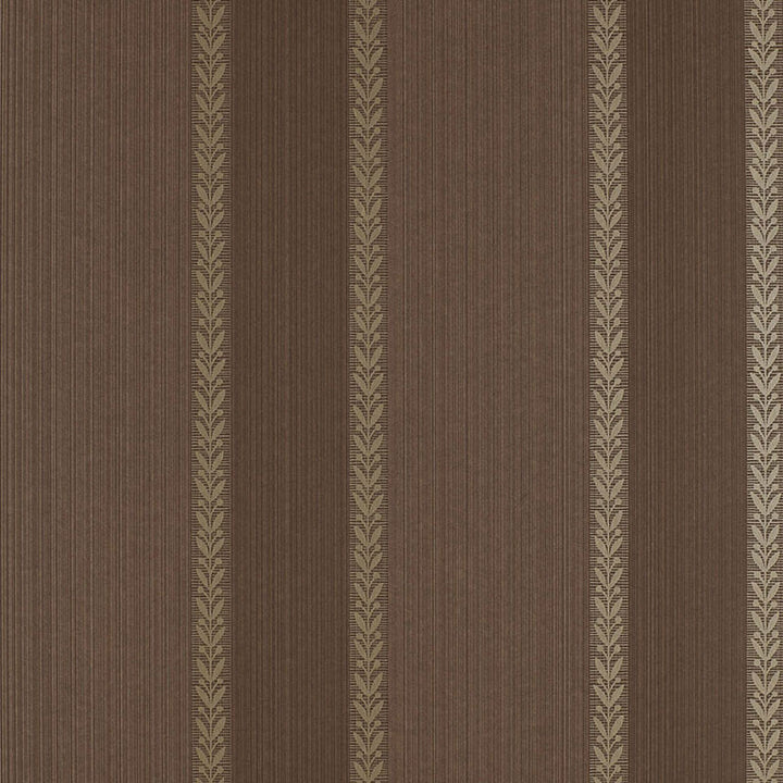 Bayberry Stripe Truffle 203864 by Schumacher Designer Wallpaper SIMPLY CHARMING Paper 0 UNITED KINGDOM </p><p>Repeat: Horizontal: 10 1/4" (26CM) and Vertical: 20.5 - Swanky Fabrics -