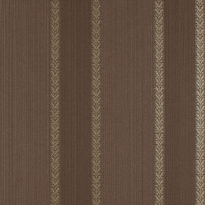Bayberry Stripe Truffle 203864 by Schumacher Designer Wallcovering