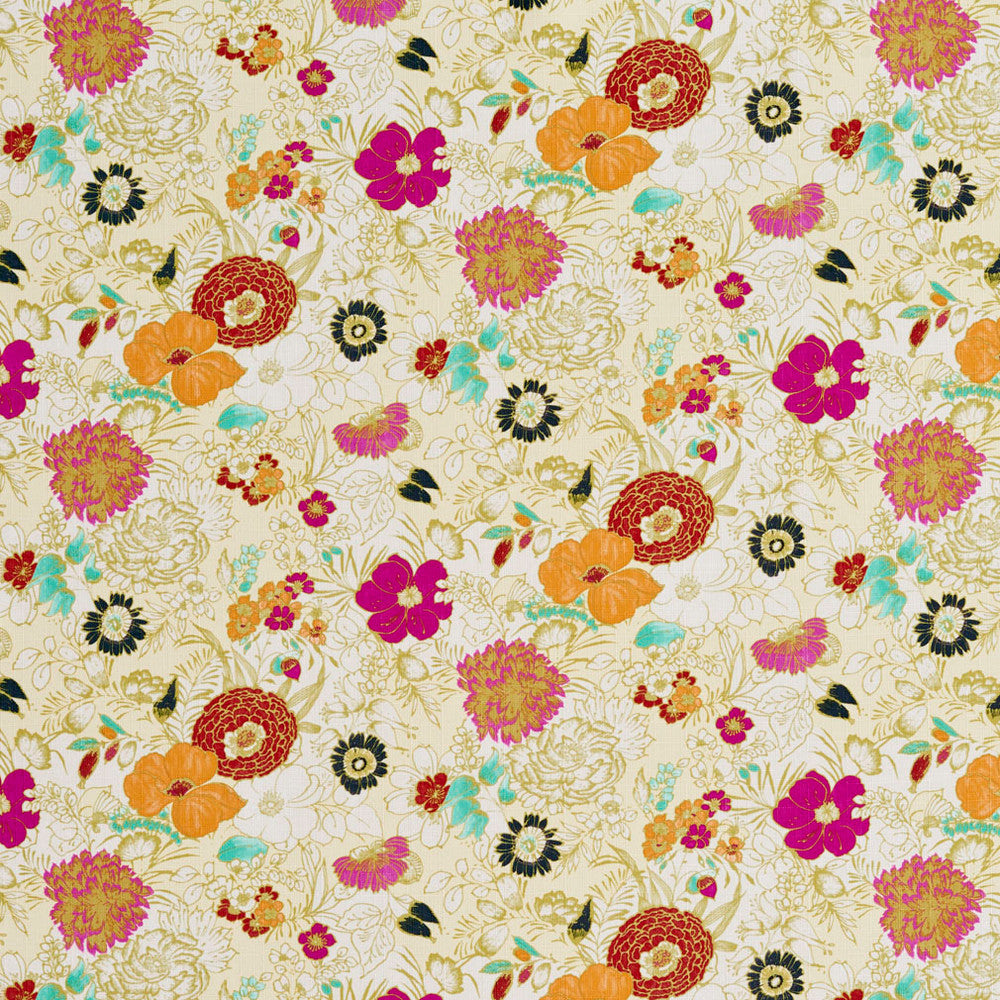 20420-02 by Charlotte Designer Fabric Prints 100% Polyester Asia Exceeds 100,000 Wyzenbeek Rubs (Heavy Duty) </p><p>Repeat: Horizontal: 24" x Vertical: 13" 54 Inches - Swanky Fabrics -