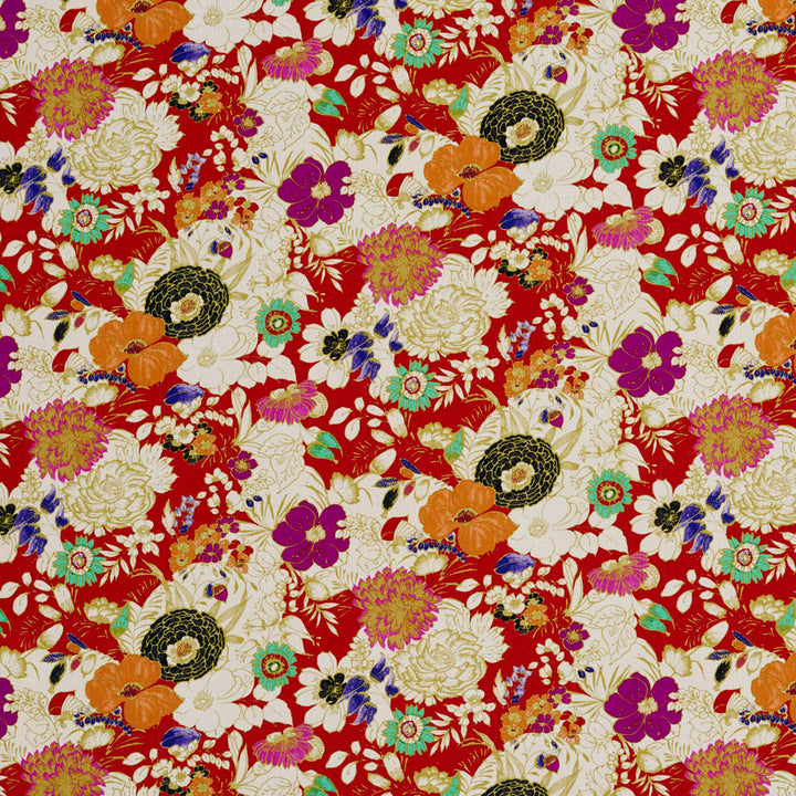 20420-04 by Charlotte Designer Fabric Prints 100% Polyester Asia Exceeds 100,000 Wyzenbeek Rubs (Heavy Duty) Horizontal: 24" x Vertical: 13" 54 Inches - Swanky Fabrics -