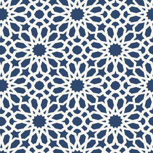 Agadir Screen Lapis 5006640 by Schumacher Designer Wallpaper