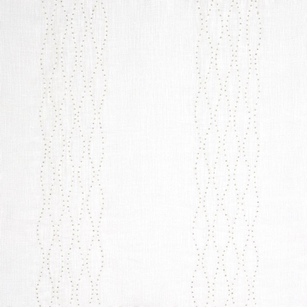 Bella Embroidered Sheer Ivory 67990 by Schumacher Designer Fabric Essentials: Sheers & Casements 9.0" - Swanky Fabrics -