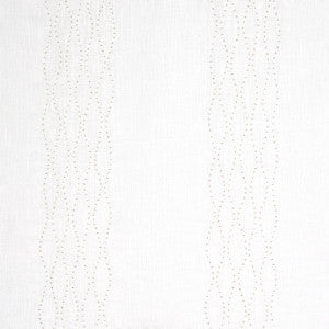 Bella Embroidered Sheer Ivory 67990 by Schumacher Designer Fabric