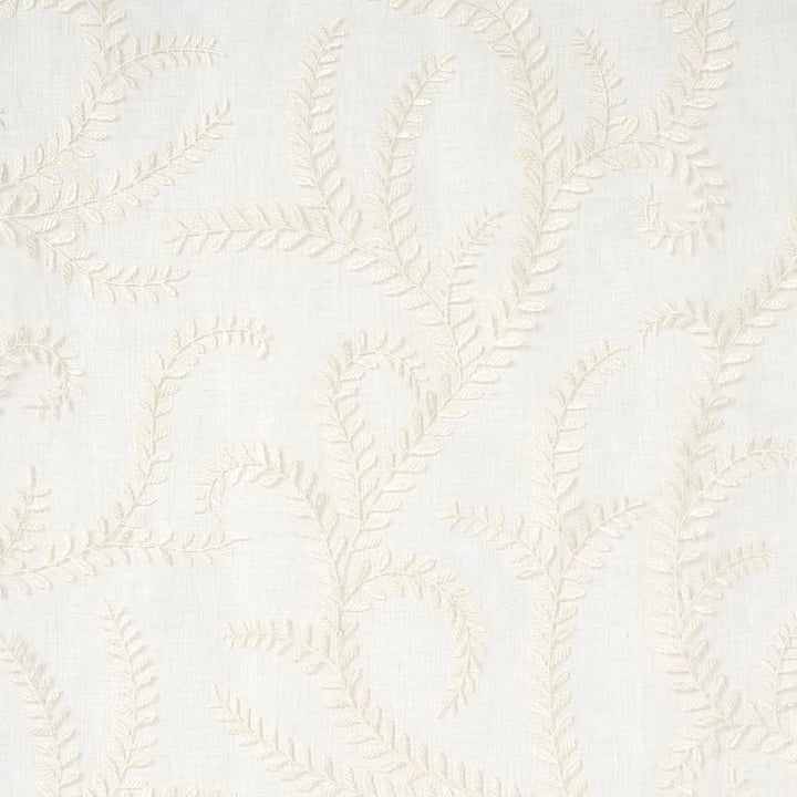 Boboli Embroidered Sheer Ivory 67760 by Schumacher Designer Fabric Essentials: Sheers & Casements Ii 24.75" - Swanky Fabrics -