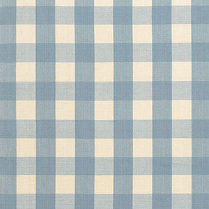 Camden Cotton Check Chambray 63038 by Schumacher Designer Fabric