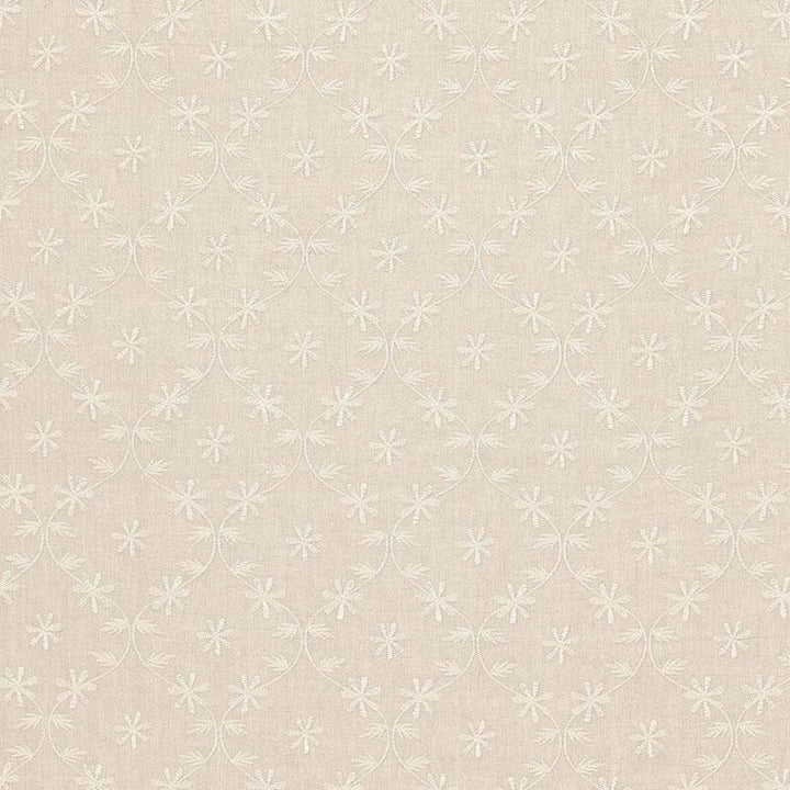 Cellini Embroidered Sheer Linen 67621 by Schumacher Designer Fabric Firenze / Sheers 2.5" - Swanky Fabrics -