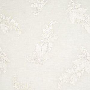 Contessa Embroidered Sheer Ivory 67710 by Schumacher Designer Fabric