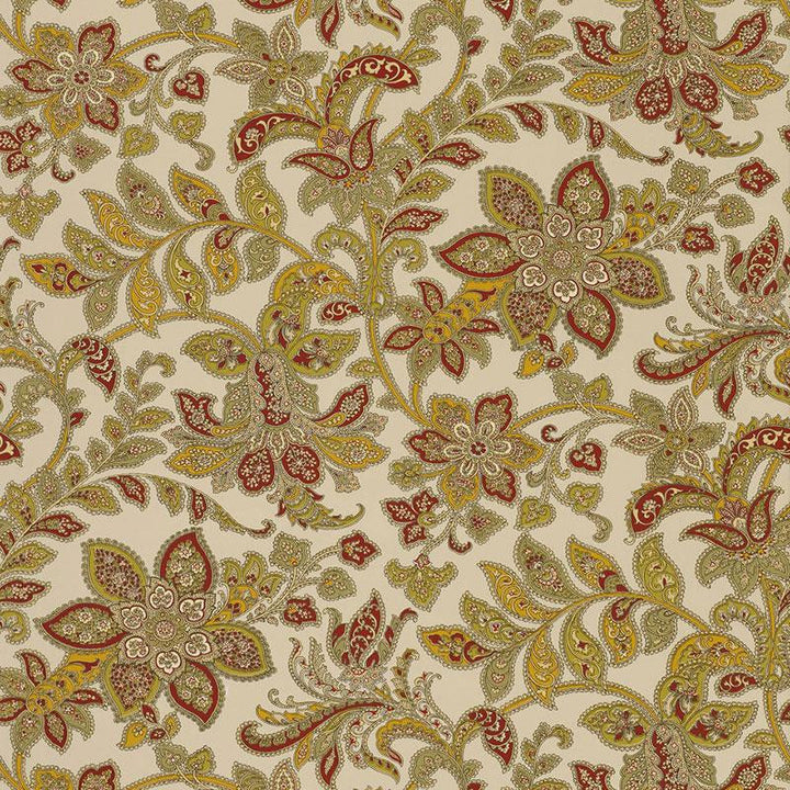 Corsini Paisley Patina 5004071 by Schumacher Designer Wallpaper Perennial Favorites 13.5" - Swanky Fabrics -