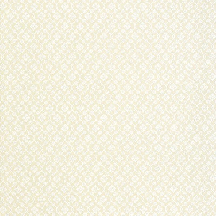 Harbury Trellis Almond 5004140 by Schumacher Designer Wallpaper Simply Charming 13.5" - Swanky Fabrics -