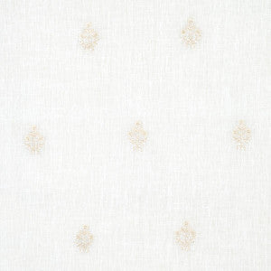 Maria Embroidery Ivory 67790 by Schumacher Designer Fabric