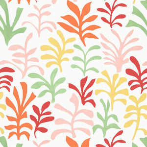 Ode To Matisse Punch 174950 by Schumacher Designer Fabric