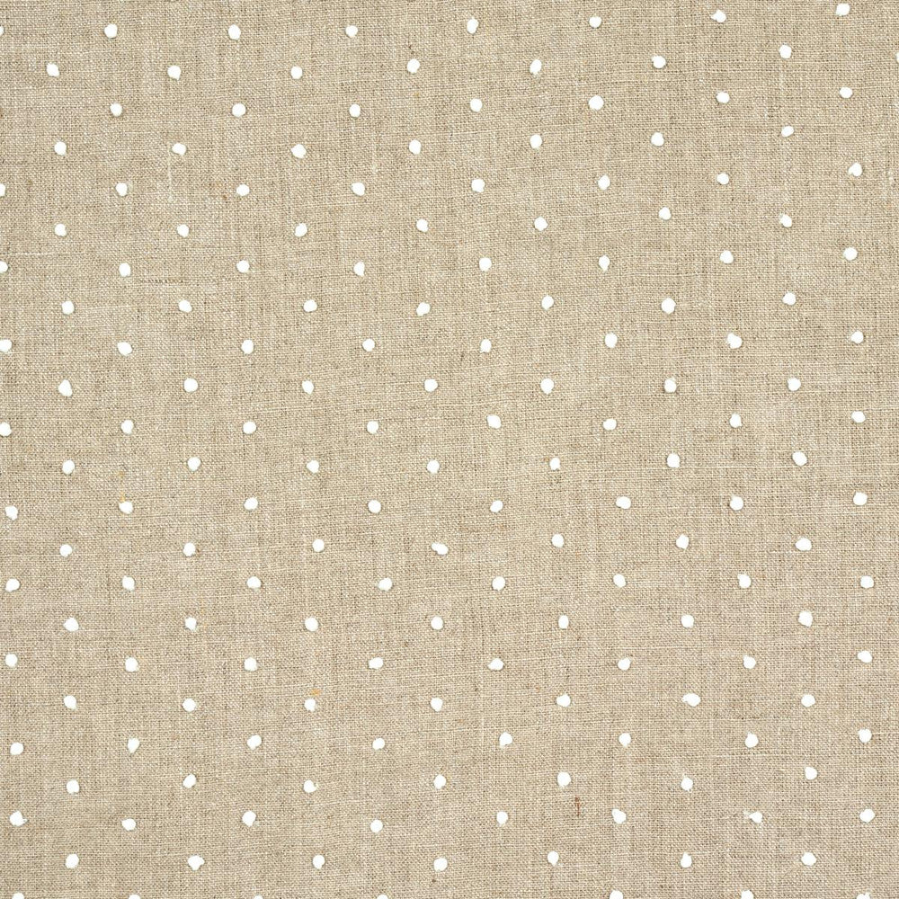 Pebble Embroidery Linen 67980 by Schumacher Designer Fabric Au Naturel - Swanky Fabrics -