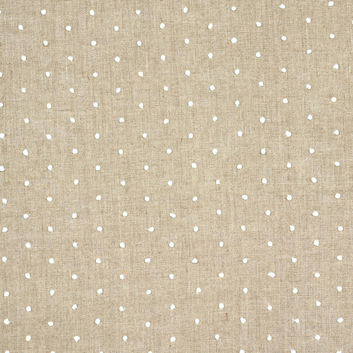 Pebble Embroidery Linen 67980 by Schumacher Designer Fabric Au Naturel - Swanky Fabrics -