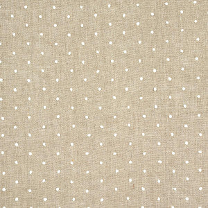 Pebble Embroidery Linen 67980 by Schumacher Designer Fabric