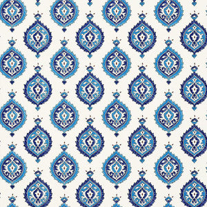 Samovar Peacock 5006680 by Schumacher Designer Wallpaper
