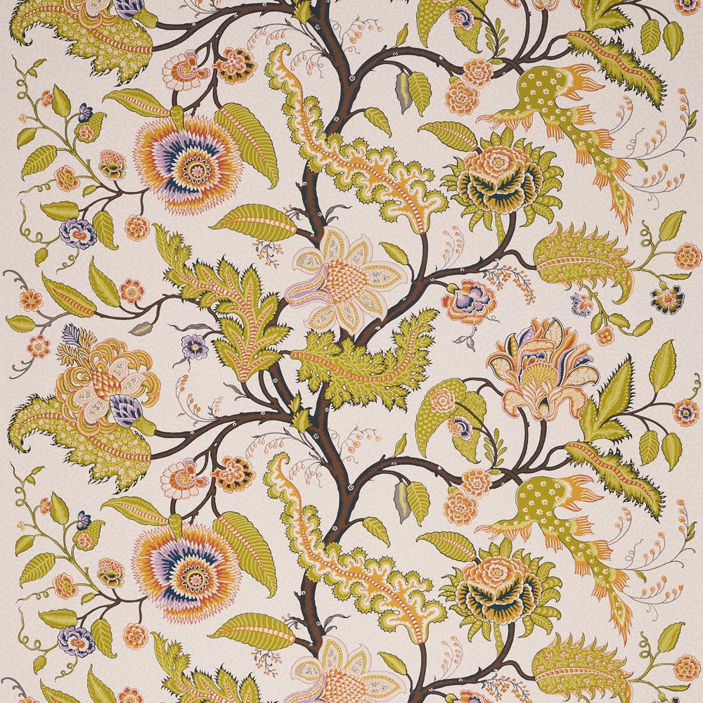 Sinhala Sidewall Bittersweet 5006610 by Schumacher Designer Wallpaper Martyn Lawrence Bullard 52.75" - Swanky Fabrics -